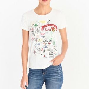 J. crew California t-shirt